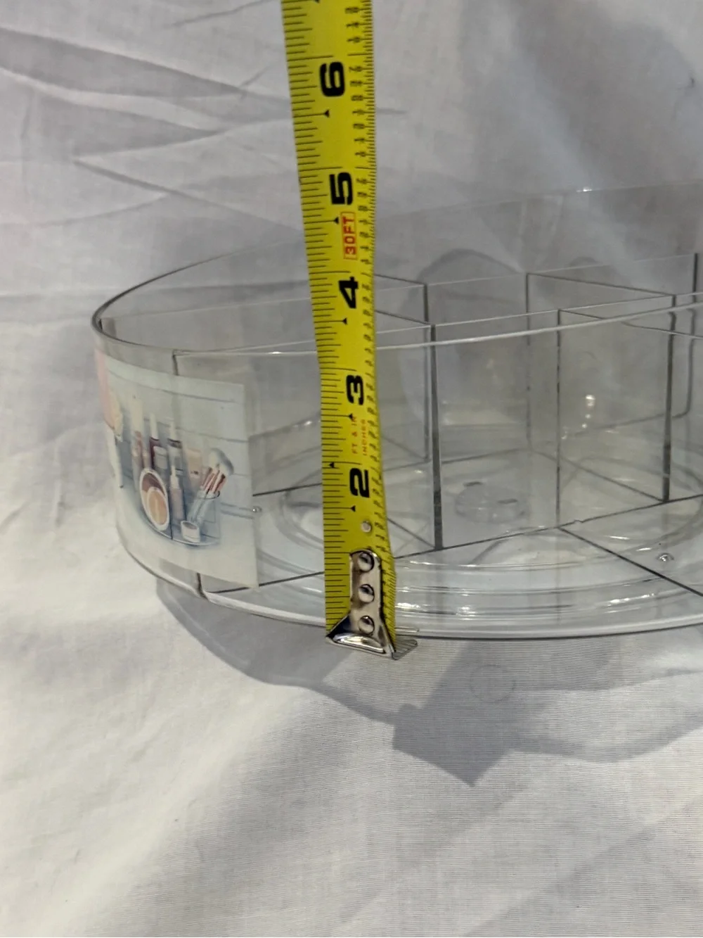 Clear XL Rotating Beauty Organizer - Clear